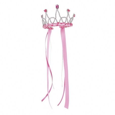 Great Pretenders Princeznovská korunka s mašľami, tmavoružová {PRODUCT_REFERENCE}-1