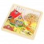 Goki Viacvrstvové puzzle Ročné obdobia, 44 dielikov 57684-1