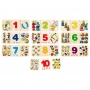Goki Drevené puzzle Počítanie, 30 dielikov 57594-1
