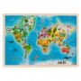 Goki Vkladacie puzzle Mapa sveta, 192 dielikov 57460-1