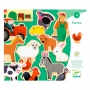 Djeco Drevené magnetky Farmix Gazdovstvo, 24ks {PRODUCT_REFERENCE}-1