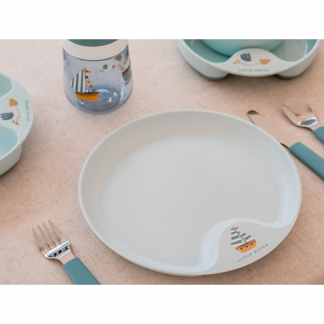 Little Dutch Hrnček so slamkou Námornícky záliv 300ml 108014065244LD-1