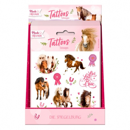 Spiegelburg Detské dočasné tetovanie Pferdefreunde 18335-1