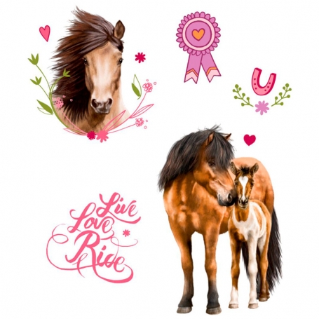 Spiegelburg Detské dočasné tetovanie Pferdefreunde 18335-1