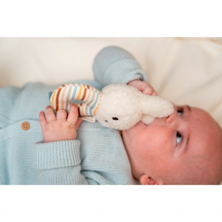 Little Dutch Mäkká hrkálka zajačik Miffy Prúžky NIJN861LD-1