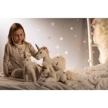 Steiff Plyšový jednorožec Unica 20cm 067655-1