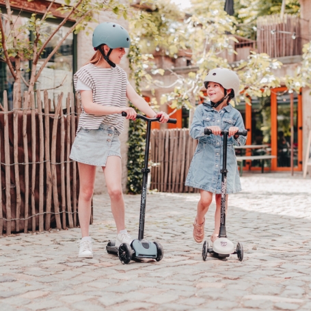 Scoot & Ride Detská kolobežka Highwaykick 5 LED steel {PRODUCT_REFERENCE}-1