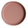 Mushie Tanier silikónový s prísavkou Cloudy Mauve {PRODUCT_REFERENCE}-2