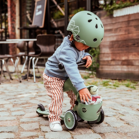 Scoot & Ride Odrážadlo kolobežka 2v1 Highwaykick 1 Lifestyle green lines {PRODUCT_REFERENCE}-1