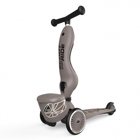 Scoot & Ride Odrážadlo kolobežka 2v1 Highwaykick 1 Lifestyle brown lines {PRODUCT_REFERENCE}-1