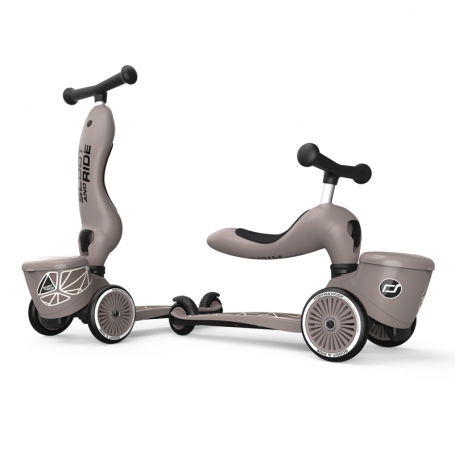 Scoot & Ride Odrážadlo kolobežka 2v1 Highwaykick 1 Lifestyle brown lines {PRODUCT_REFERENCE}-1