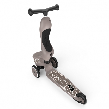 Scoot & Ride Odrážadlo kolobežka 2v1 Highwaykick 1 Lifestyle brown lines {PRODUCT_REFERENCE}-1