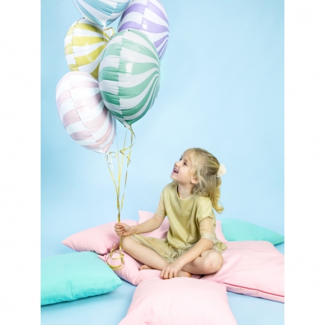 PartyDeco Fóliový balón Candy svetlomodrý 35cm {PRODUCT_REFERENCE}-1