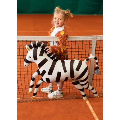 PartyDeco Fóliový balón Zebra 115x85cm FB121-1