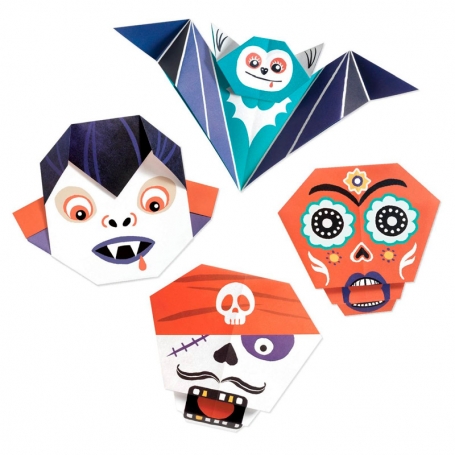 Djeco Origami Príšeráci svietiaci v tme DJ08780-1