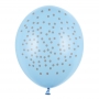 PartyDeco Balóny Bodky 30cm, pastelové modré 6ks SB14P-208-011S-6-1