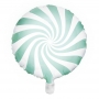 PartyDeco Fóliový balón Candy mentolový 35cm FB20P-103-1