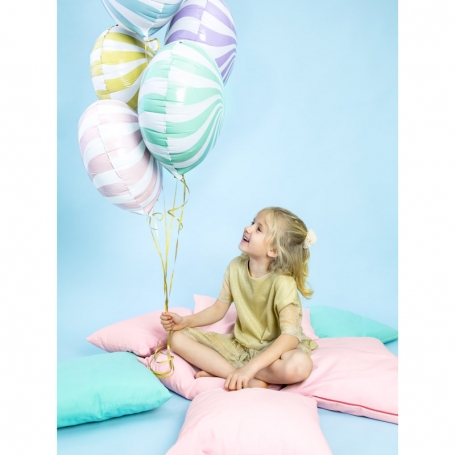 PartyDeco Fóliový balón Candy mentolový 35cm FB20P-103-1