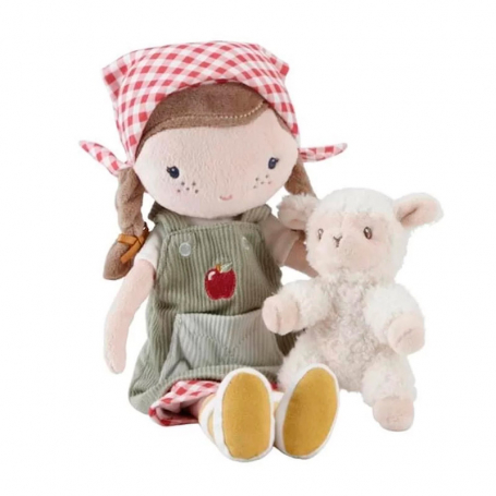 Little Dutch Plyšová bábika farmárka Rosa 35cm 4565LD-1