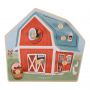 Little Dutch Drevené vkladacie puzzle Farma 7158LD-1
