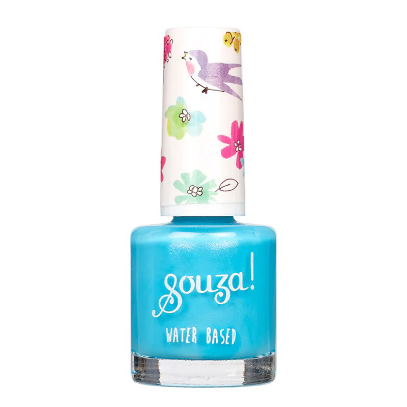 Souza Detský lak na nechty Aqua blue pearl