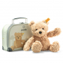 Steiff Plyšový medvedík Jimmy v kufríku 25cm 113918-1
