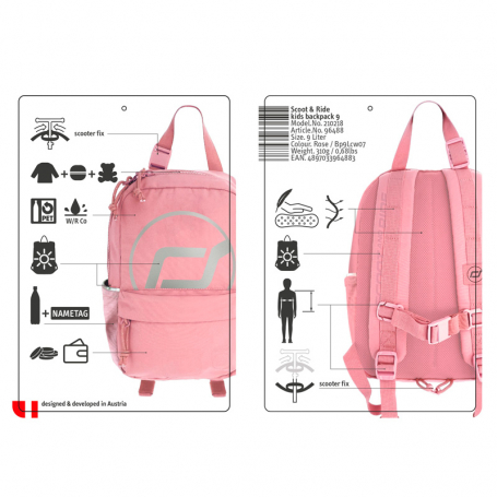 Scoot & Ride Detský batoh 9l rose {PRODUCT_REFERENCE}-1