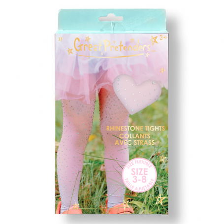 Great Pretenders Detské pančuchy s kamienkami Ombre Lilac/Pink/Blue {PRODUCT_REFERENCE}-1