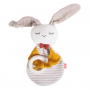 Kikadu Mojkáčik Zajačik chlapček z organickej bavlny s hryzátkom {PRODUCT_REFERENCE}-1