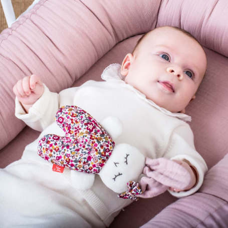 Kikadu Hrkálka Zajačik z bio bavlny {PRODUCT_REFERENCE}-1