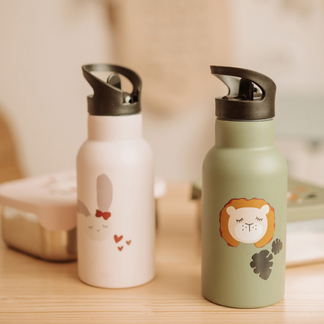 Kikadu Detská termofľaša Lion Olive 350ml {PRODUCT_REFERENCE}-1