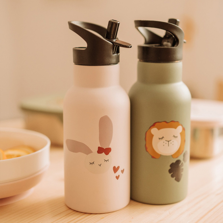 Kikadu Detská termofľaša Lion Olive 350ml {PRODUCT_REFERENCE}-1