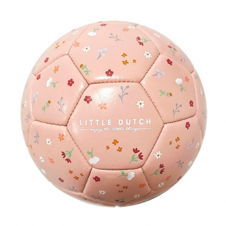 Little Dutch Mäkká nafukovacia lopta Kvety a motýle 16cm 2010456LD-1