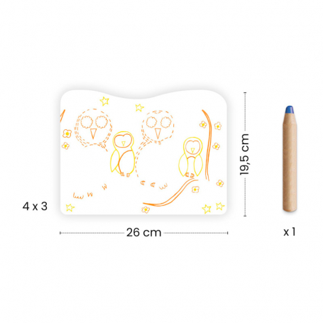Djeco Magické maľovanky Lesné rodinky {PRODUCT_REFERENCE}-1