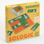 Djeco Logická hra Drevené domino Sologic Psíky DJ08522-1