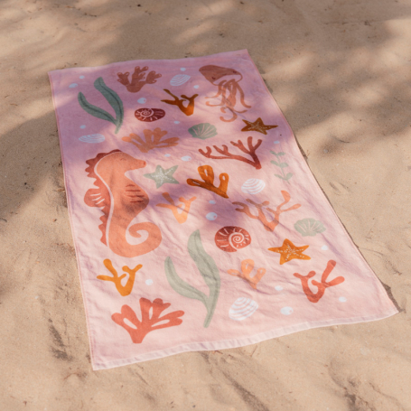 Little Dutch Osuška Ocean Dreams Pink 120x60cm 125841LD-1
