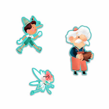 Djeco Rozprávkové puzzle Pinocchio, 54 dielikov {PRODUCT_REFERENCE}-1