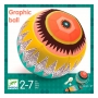 Djeco Balónová lopta Grafické vzory DJ02057-4