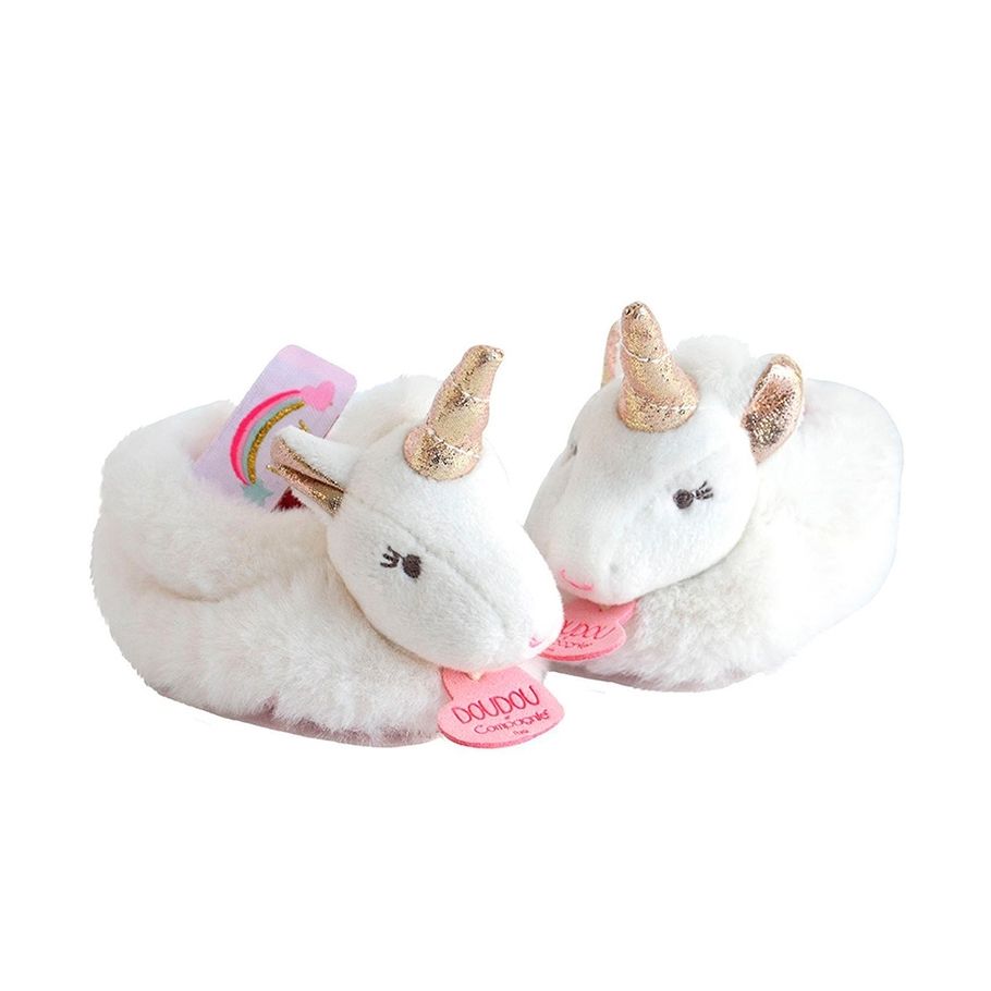 Doudou Papučky 0-6 mes - Lucie jednorožec {PRODUCT_REFERENCE}-1