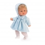 Asi Bábika bábätko Arrullo 20cm, v modrom kabáte 0115220-1