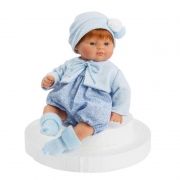 Asi Bábika bábätko Guille 36cm, v modrom overale s čiapkou {PRODUCT_REFERENCE}-1