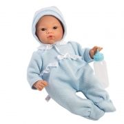 Asi Bábika bábätko Koke 36cm, v modrých dupačkách 0404541-1