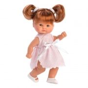 Asi Bábika bábätko Bomboncín 20cm, v ružových kockovaných šatách {PRODUCT_REFERENCE}-1