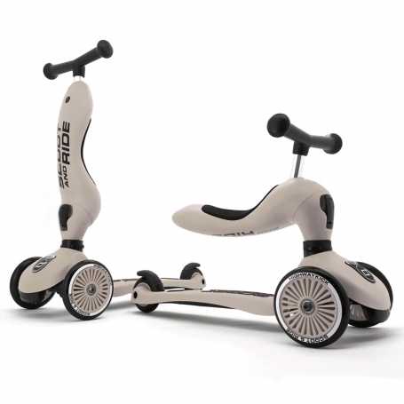 Scoot & Ride Odrážadlo kolobežka 2v1 Highwaykick 1 ash {PRODUCT_REFERENCE}-1