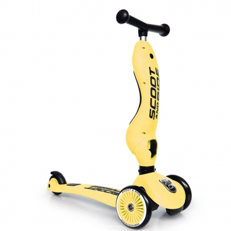 Scoot & Ride Odrážadlo kolobežka 2v1 Highwaykick 1 lemon {PRODUCT_REFERENCE}-1