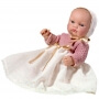 Asi Bábika bábätko Gordi 28cm, v bielo ružových šatách 0154030-1