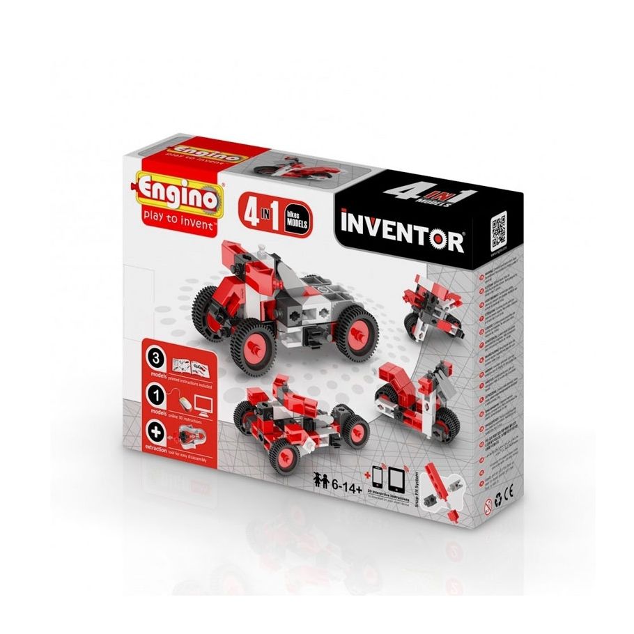 Engino INVENTOR Stavebnica 4 modely Motocykle {PRODUCT_REFERENCE}-1