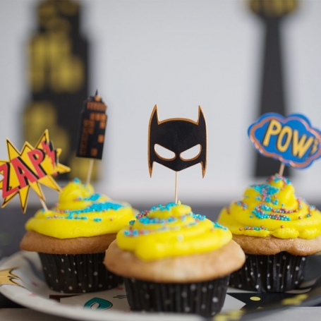 Great Pretenders Dekorácie na cupcakes Superhrdina 24ks {PRODUCT_REFERENCE}-1