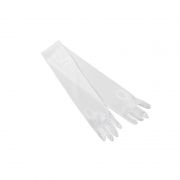 Great Pretenders Karnevalové rukavice Princezná, biele 22600-1
