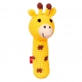 Spiegelburg Háčkovaná hrkálka Opička, Žirafa, Lev, BabyGlück 16398-3